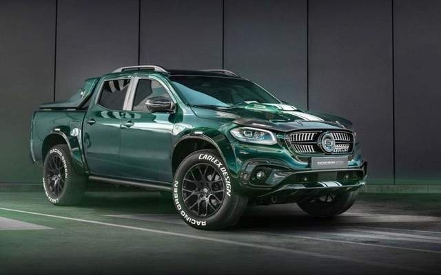 猛禽F-150算什么？奔驰这款皮卡全车碳纤维，内饰奢华！