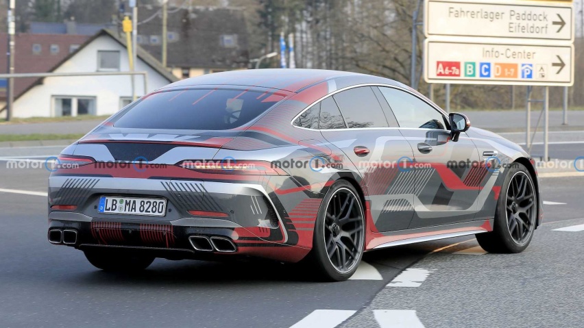 奔驰AMG GT73e路试谍照曝光 V8混插系统打造最强GT跑车