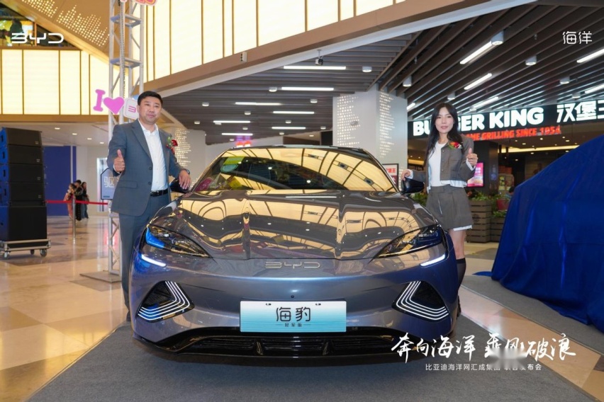 比亚迪海鸥 2023款e2 驱逐舰05冠军版 海豹冠军版亮相长春