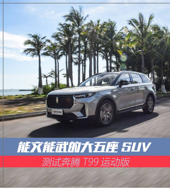 能文能武的大五座SUV 测试奔腾T99运动版