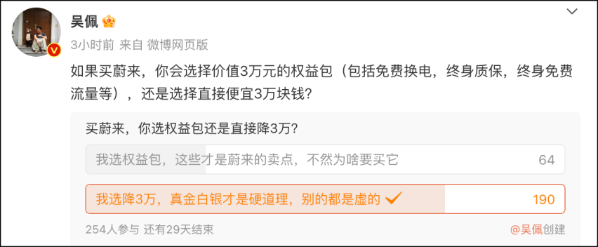 蔚来降3万，新老车主谁赚了谁赔了？