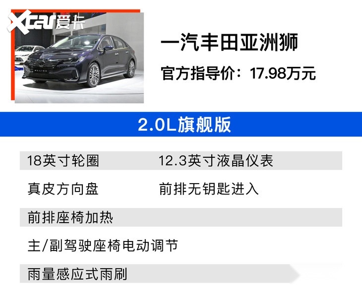 一汽丰田亚洲狮购车手册 2.0l豪华版值得买