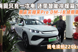 两周只充一次电 还带智能冷暖箱？到店实拍宋Pro DM-i长续航版