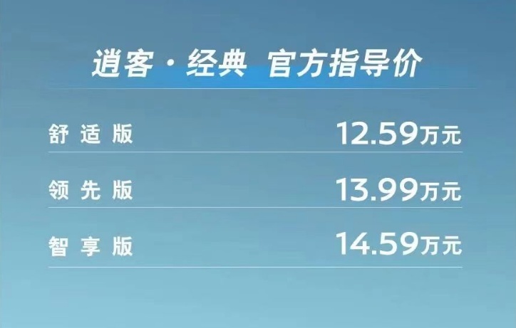 至高官降2.9万，日产逍客经典版上市，12.59万起售
