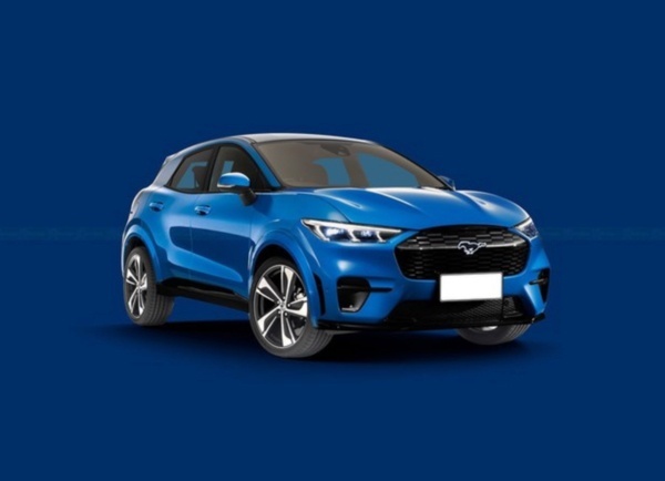 福特Mustang全新纯电SUV车型渲染图 外观设计运动范
