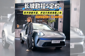 长城欧拉5定价9.18万起，技术储备丰富，多动力系统准备上线
