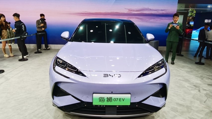 比亚迪海狮07 EV售价18.98万起，刷新一项小米SU7纪录！