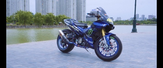 踏板车改出公升级感觉，越南玩家的Exciter 150改装作