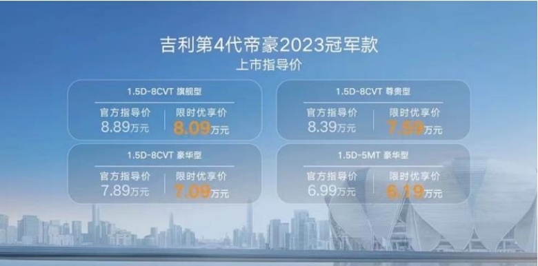 帝豪再进化！第4代吉利帝豪震撼发布，综合实力超越比亚迪秦