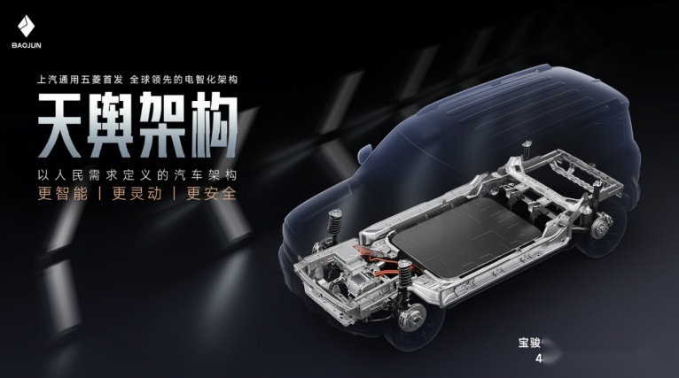 上汽通用五菱首发！全球领先的电智化架构——天舆架构将于4月12日正式发