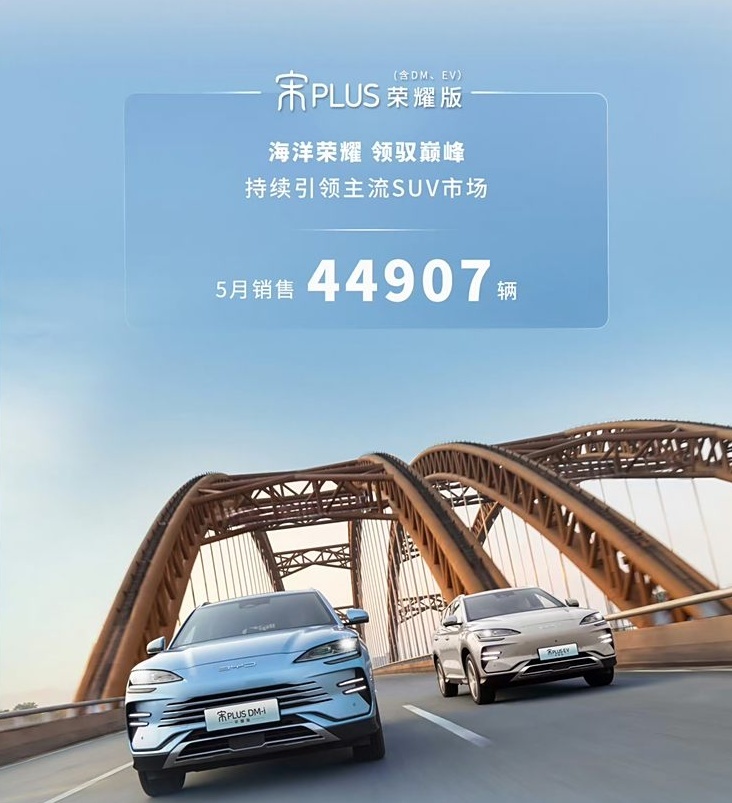 无敌是多么寂寞 比亚迪5月销售33万台 同比涨38%