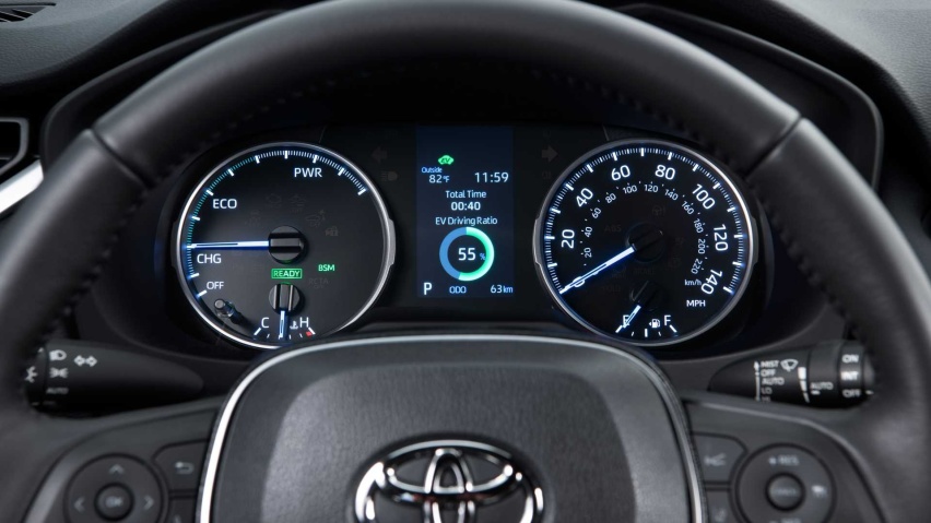 海外版2022款丰田RAV4官图发布！强迫症能接受中控屏加按键吗？