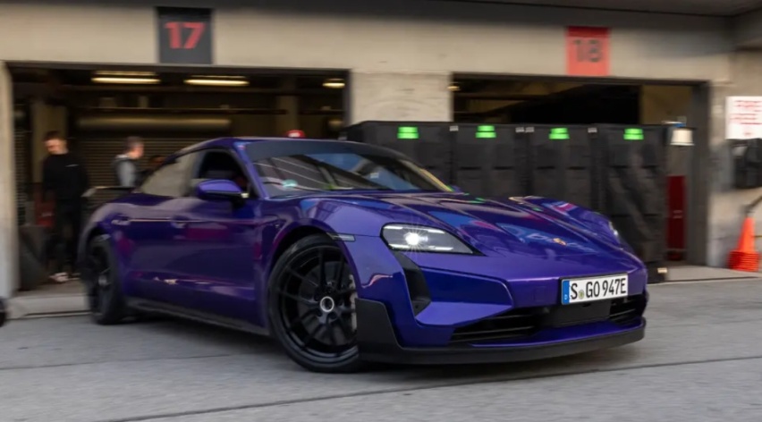 2025款保时捷Taycan Turbo GT，双电机超1100马力，