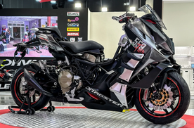 意塔杰特550cc双缸踏板数据公布，动力性能强于雅马哈TMAX