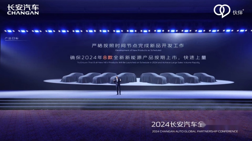2024年推8款新能源产品 销量目标280万 长安汽车迈入跃迁关键年