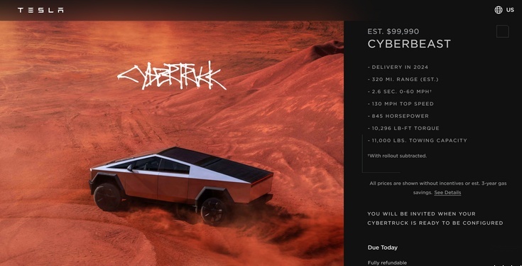 特斯拉Cybertruck交付，可防弹，又当船！