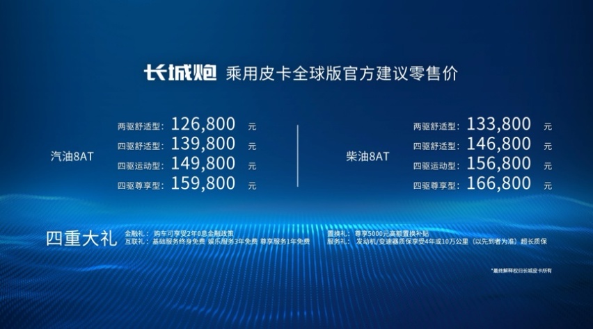 长城炮乘用皮卡全球版登陆魔都 开启皮卡车新生活