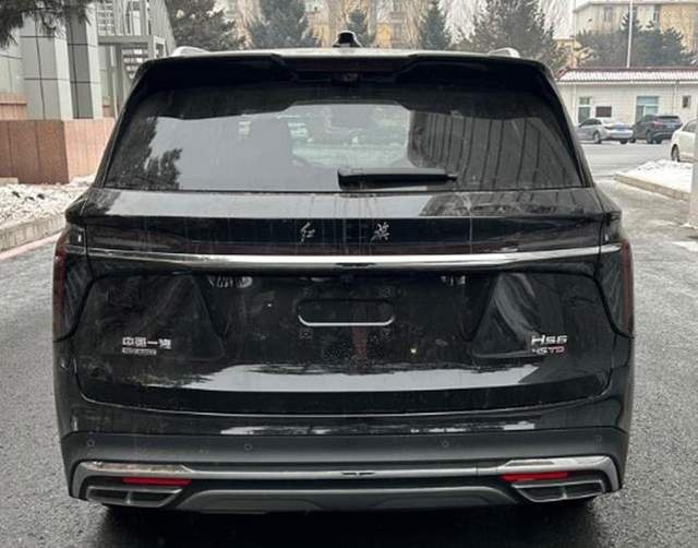 全新中大型SUV—红旗HS6申报图 外观庄严大气