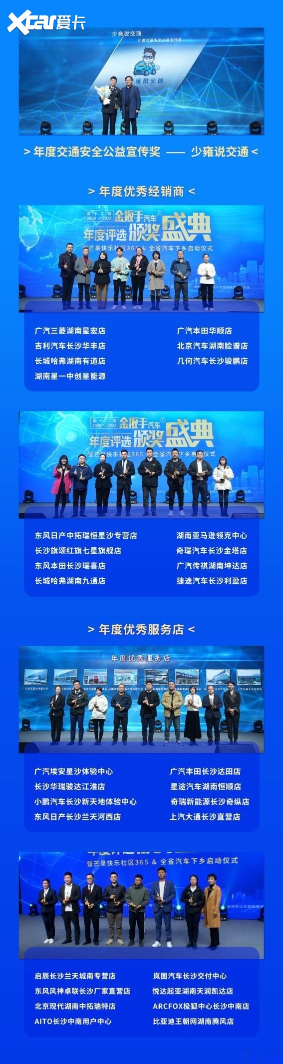 第十二届金扳手颁奖 暨芒果快乐社区365&全省汽车下乡启动圆满落幕