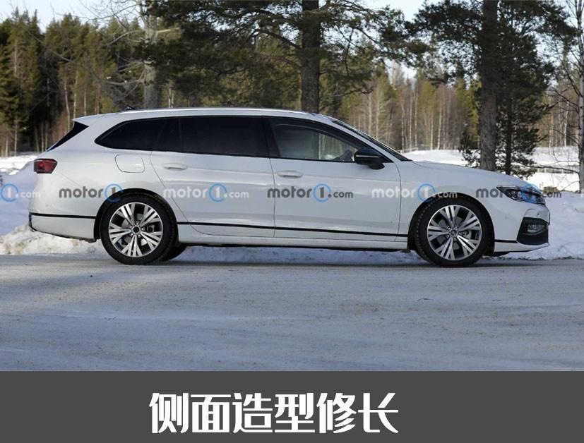 新大众帕萨特瓦罐谍照曝光，中控大彩电实锤了，有望年内海外上市