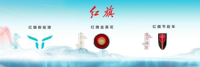 三大子品牌，覆盖燃油和新能源，红旗品牌多款重要车型亮相