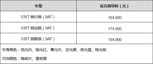 雪佛兰中高级旗舰轿车新增1.5T+9AT动力组合