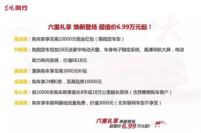 给你“加大号”的幸福！新风行T5上市，国六高性比SUV售6.99万起