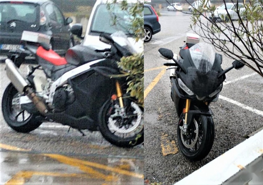 阿普利亚RSV4新款谍照曝光 家族化设计与RS660相似