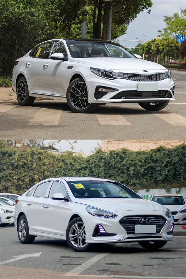 不到20万的长轴中型车，起亚K5对比现代索纳塔