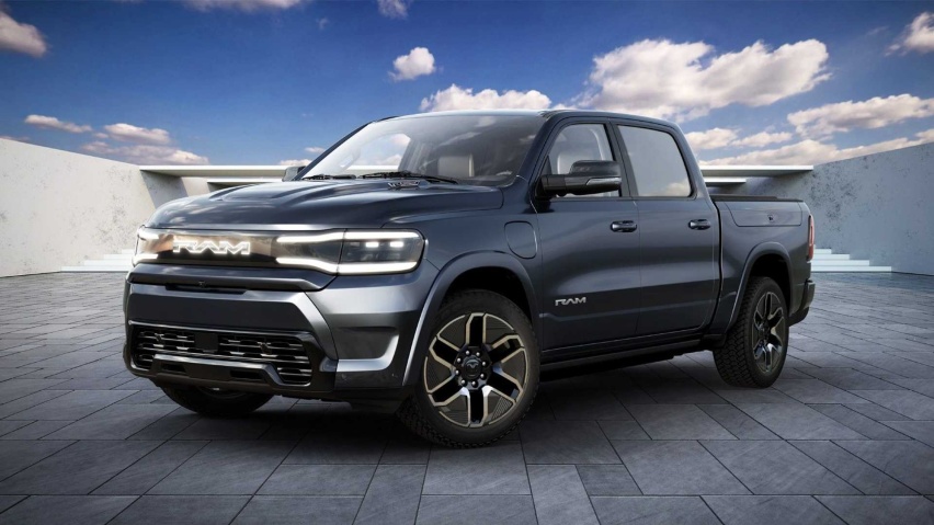 纯电动皮卡 RAM 1500 REV官图发布 2024年投产