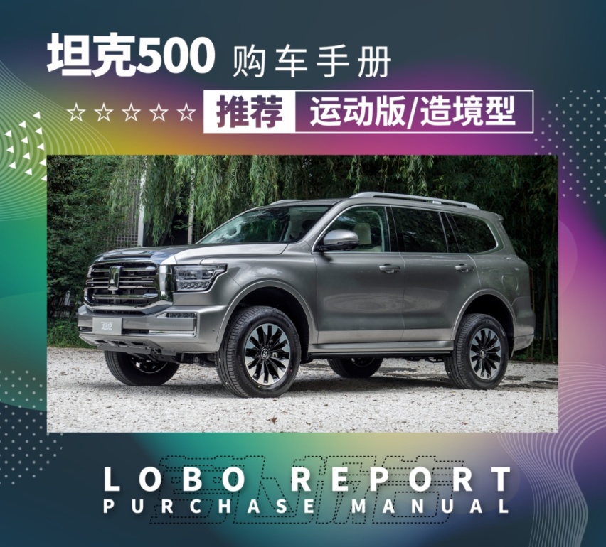 坦克500正式上市！买35万这款太值了