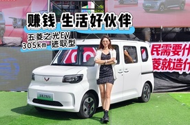 既要赚钱也要生活的好伙伴，五菱之光EV进取型