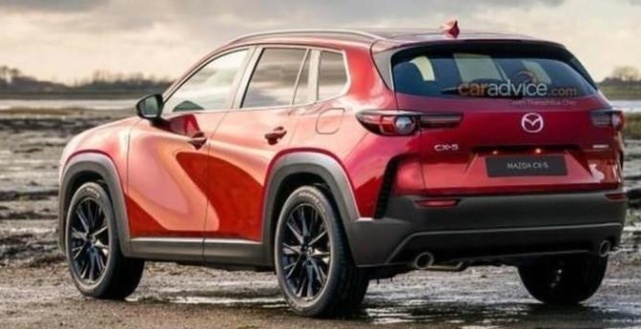 马自达CX-5渲染图，采用全新家族式设计，或更名为CX-50
