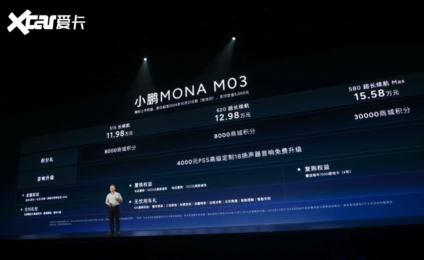 48小时大定破3万 小鹏MONA M03 以越级价值“统治”A级车市？