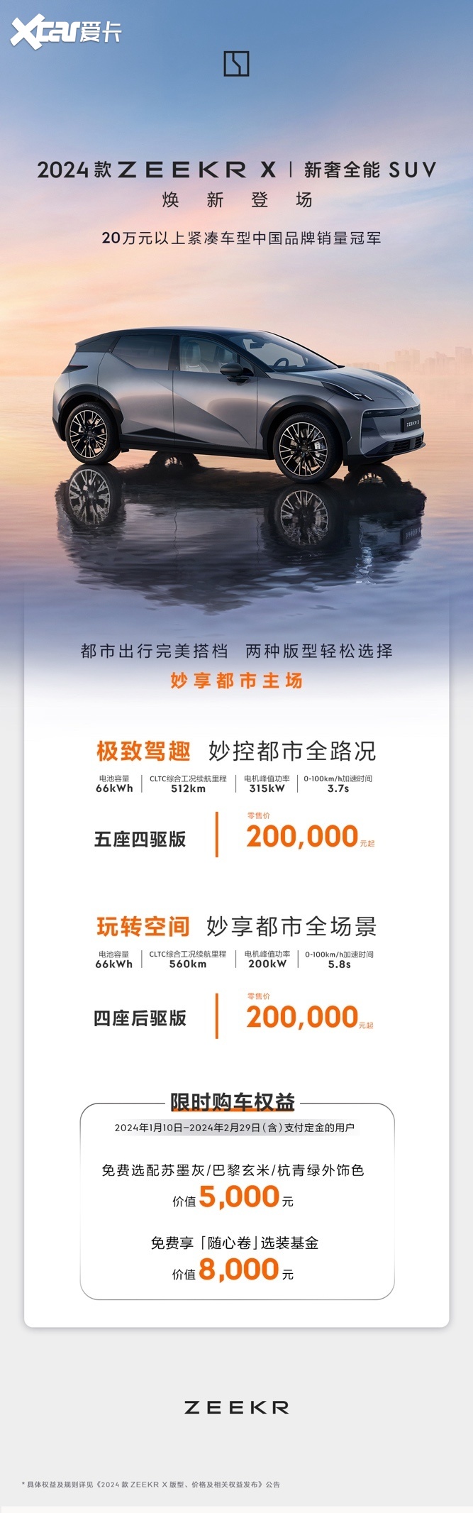 2024款极氪X再度极致进化，为用户带来三大感知价值