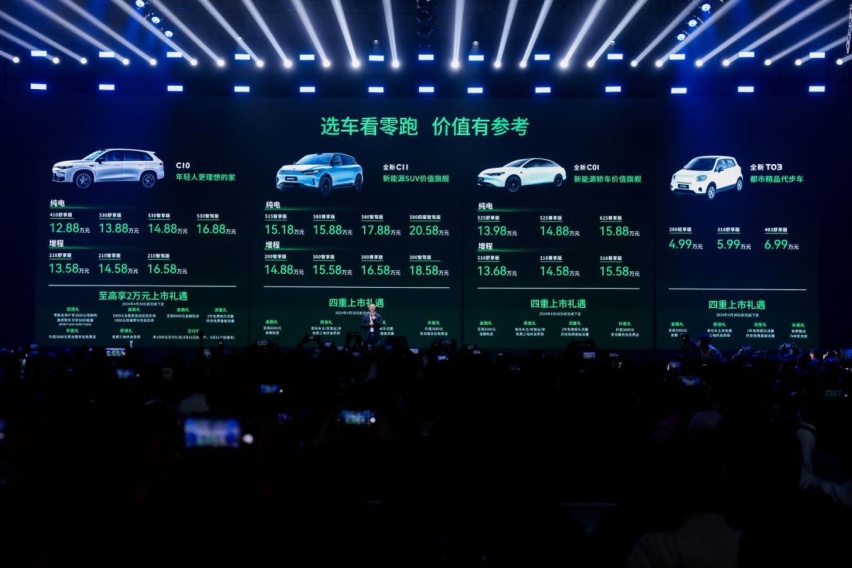 重塑20万以内选车标准 零跑发布2024全家桶“卷“出新高度