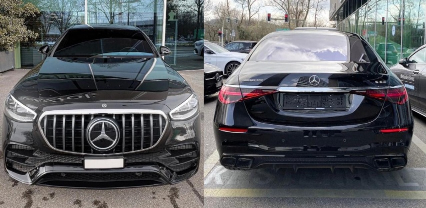 纯燃油动力 疑似AMG S 63无伪谍照曝光