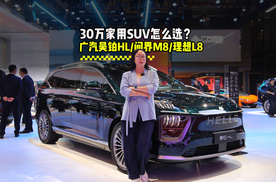 30万家用SUV怎么选？广汽昊铂HL/问界M8/理想L8