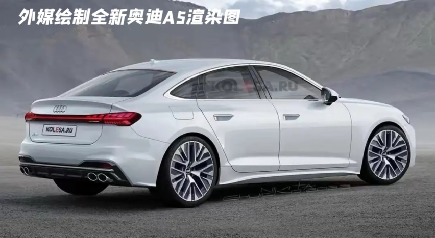 新一代“奥迪A4L”抢先看，外观酷似小A7，搭载双联屏+独立副驾屏