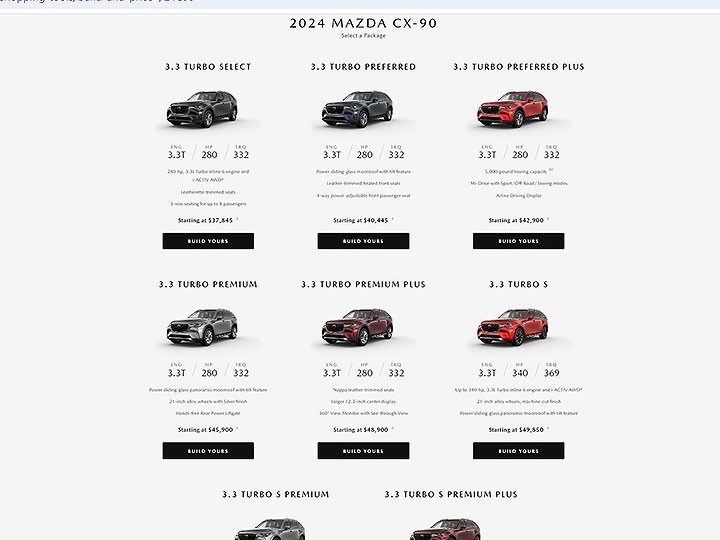 马自达CX-70公布海外售价，竟然上了3.3T动力