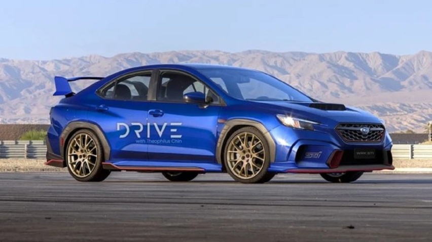 全新斯巴鲁WRX STI假想图，造型激进，输出近500匹