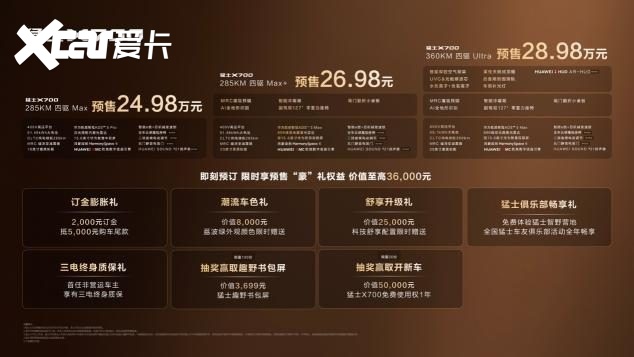 一把尺子量到底!猛士X700开启预售,为家庭用户造最好的方盒子