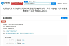 字数事大，比亚迪起诉高合汽车