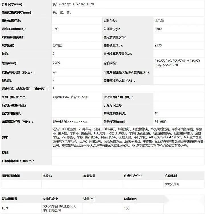 大众中型电动SUV曝光，吉利推出首款皮卡车型