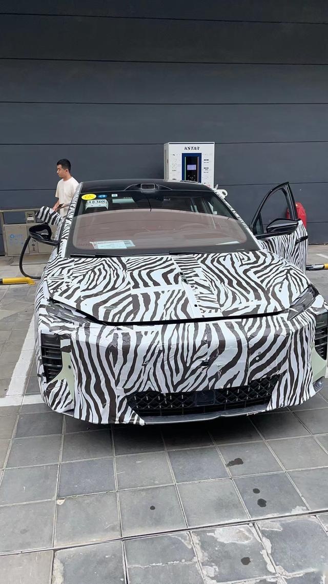 红旗E001谍照曝光 纯电中型轿车+电动尾翼 对标比亚迪？