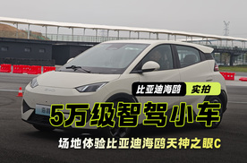 5万左右能买智驾？场地体验比亚迪海鸥天神之眼C