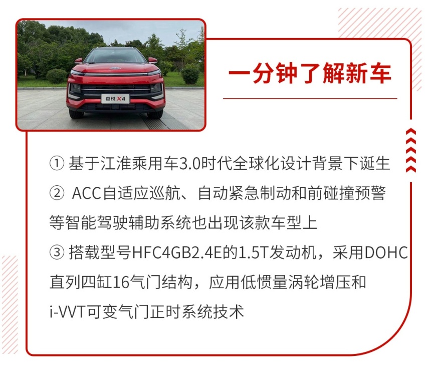 上市就给1万优惠，江淮嘉悦X4顶配不到10万！