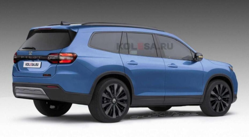 要做最强悍SUV！搭载3.5L V6发动机，本田Pilot假想图曝光
