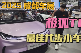 2025成都车展：代步小车哪家强？极狐展台找T1