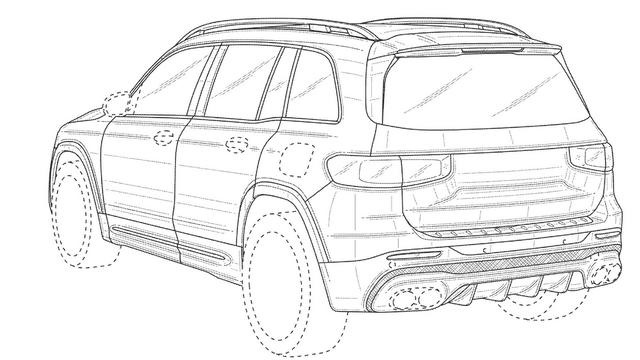 将近400匹的小型SUV！！！奔驰AMG GLB45申报图曝